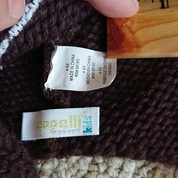 CAPELLI NEW YORK GIRL'S MONKEY KNIT HAT 4-6Y - Picture 5 of 8